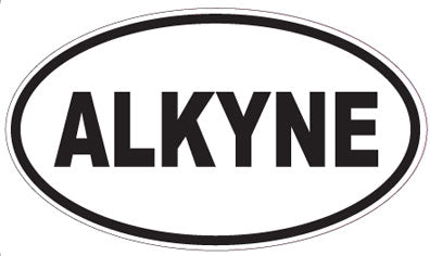 ALKYNE - Oval Sticker