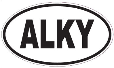 ALKY - Oval Sticker