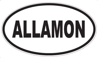 ALLAMON - Oval Sticker