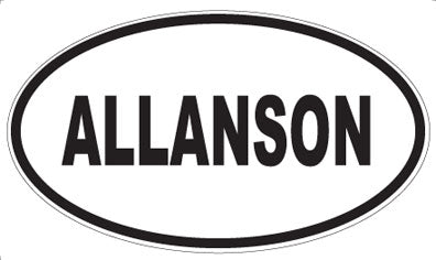 ALLANSON - Oval Magnet