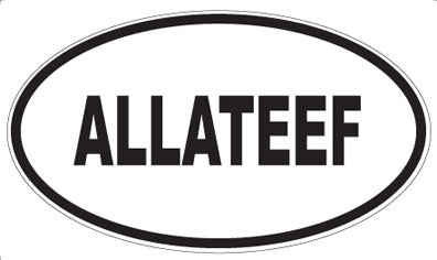 ALLATEEF - Oval Magnet