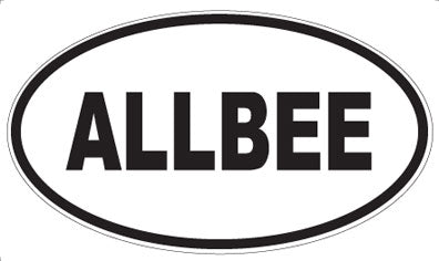 ALLBEE - Oval Magnet