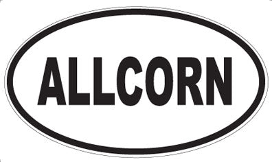 ALLCORN - Oval Sticker