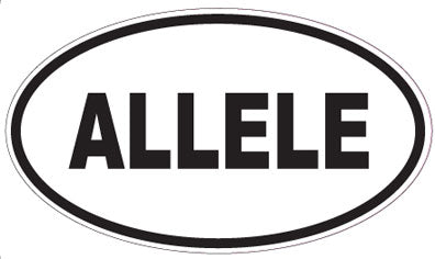 ALLELE - Oval Sticker