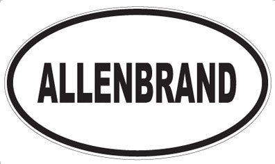 ALLENBRAND - Oval Magnet