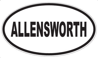 ALLENSWORTH - Oval Magnet