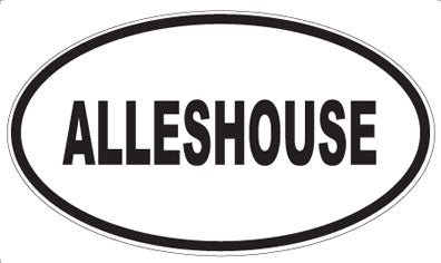 ALLESHOUSE - Oval Magnet
