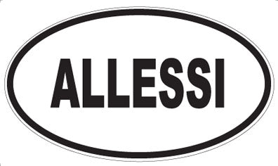 ALLESSI - Oval Sticker