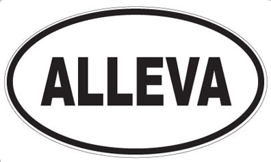 ALLEVA - Oval Sticker
