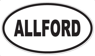 ALLFORD - Oval Sticker