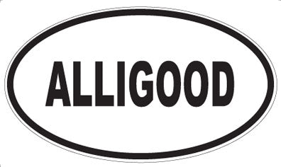 ALLIGOOD - Oval Magnet