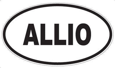 ALLIO - Oval Sticker