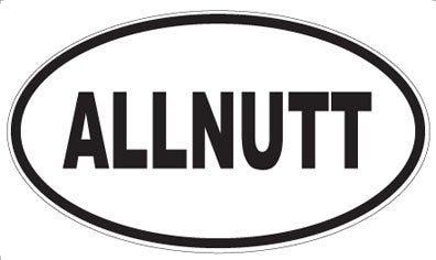 ALLNUTT - Oval Magnet