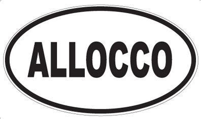 ALLOCCO - Oval Magnet