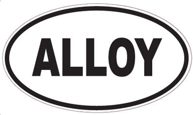 ALLOY - Oval Sticker