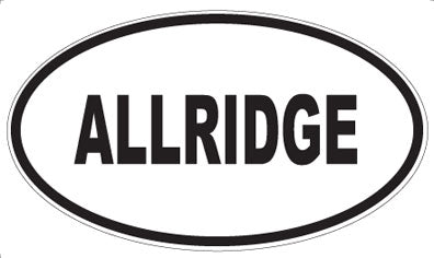 ALLRIDGE - Oval Magnet