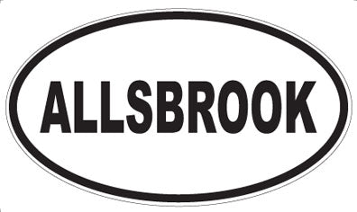 ALLSBROOK - Oval Magnet