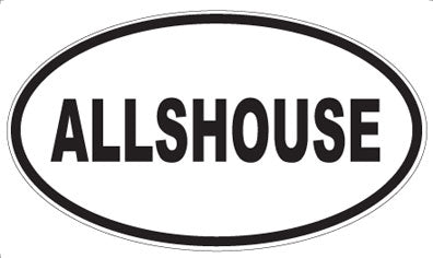 ALLSHOUSE - Oval Sticker