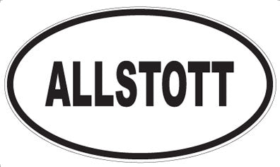 ALLSTOTT - Oval Magnet