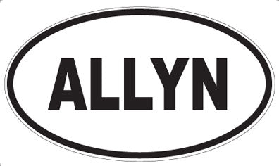 ALLYN - Oval Magnet