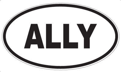 ALLY - Oval Magnet