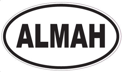 ALMAH - Oval Magnet