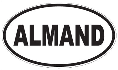 ALMAND - Oval Sticker