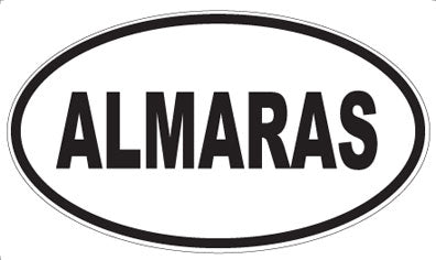 ALMARAS - Oval Magnet