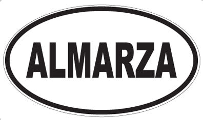 ALMARZA - Oval Sticker