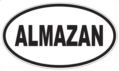 ALMAZAN - Oval Magnet