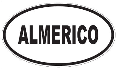 ALMERICO - Oval Sticker