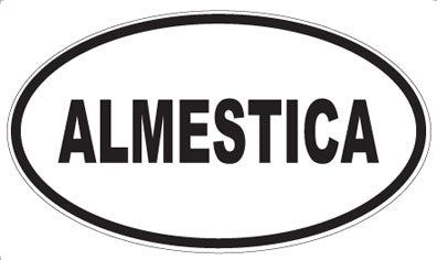 ALMESTICA - Oval Magnet