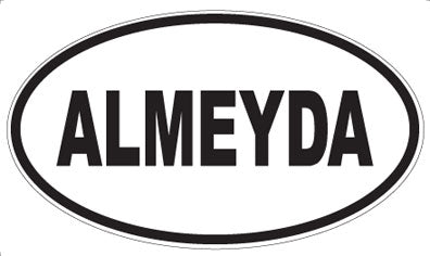 ALMEYDA - Oval Sticker