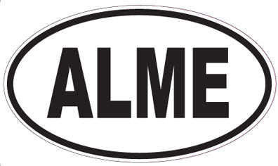 ALME - Oval Sticker