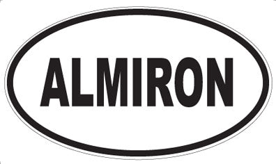 ALMIRON - Oval Sticker