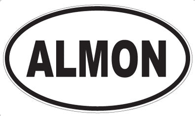 ALMON - Oval Sticker