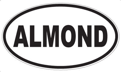 ALMOND - Oval Magnet