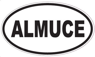 ALMUCE - Oval Sticker