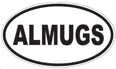 ALMUGS - Oval Sticker
