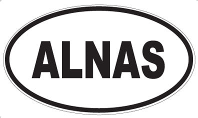 ALNAS - Oval Sticker