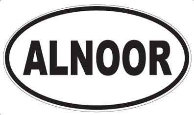 ALNOOR - Oval Magnet