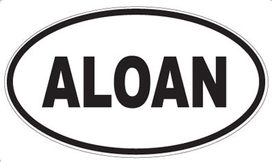 ALOAN - Oval Magnet