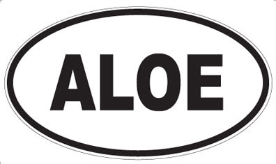 ALOE - Oval Magnet
