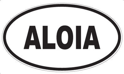 ALOIA - Oval Sticker
