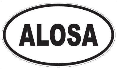 ALOSA - Oval Magnet