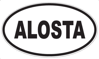 ALOSTA - Oval Magnet