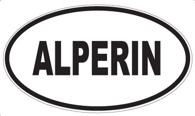 ALPERIN - Oval Magnet