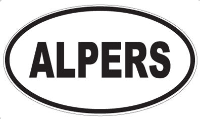 ALPERS - Oval Magnet