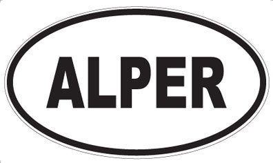 ALPER - Oval Magnet