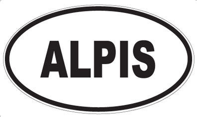 ALPIS - Oval Sticker